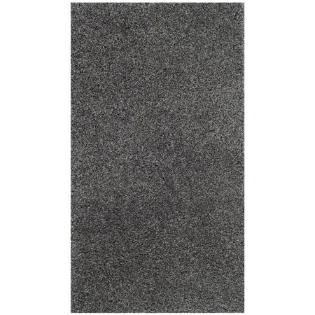 Safavieh Sgl-Laguna Shag Accent RugsDark Grey 2 ft. 3 in. x 4 ft. SGL303G-24